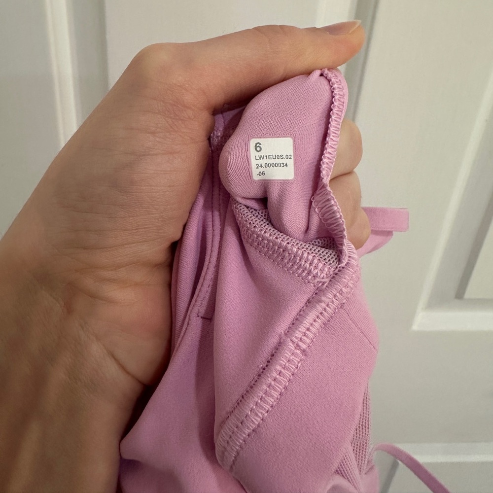 Lululemon Align Cropped Cami Tank Top *Light Support, A/B Cup Vitapink - Size 6 - Picture 9 of 9